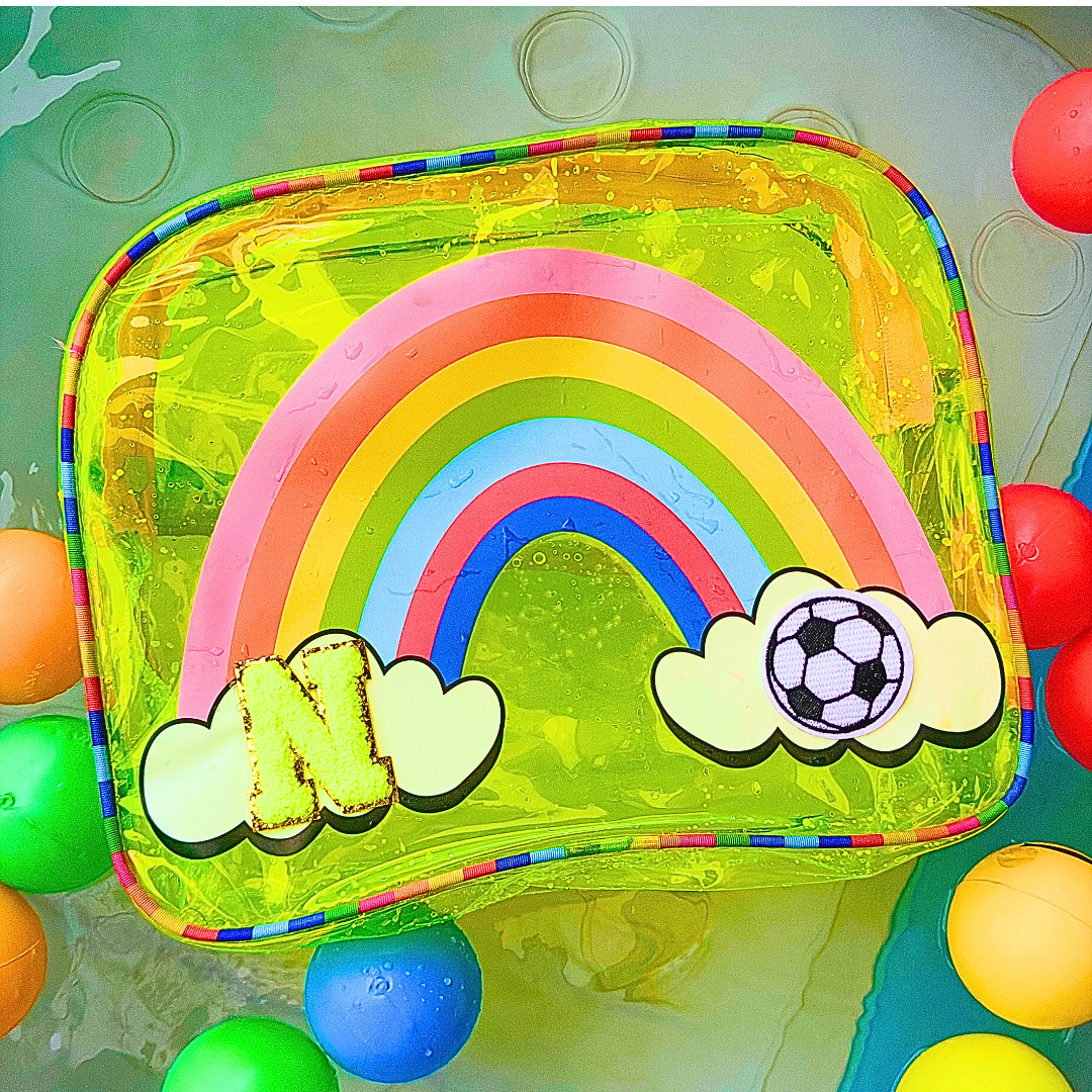 Personalized Rainbow Jelly Bag