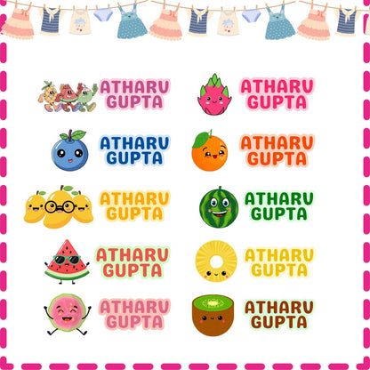 Iron-On Clothes Labels for Kids