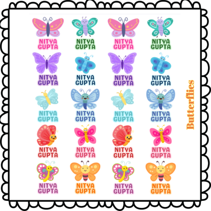 3D Transparent Labels