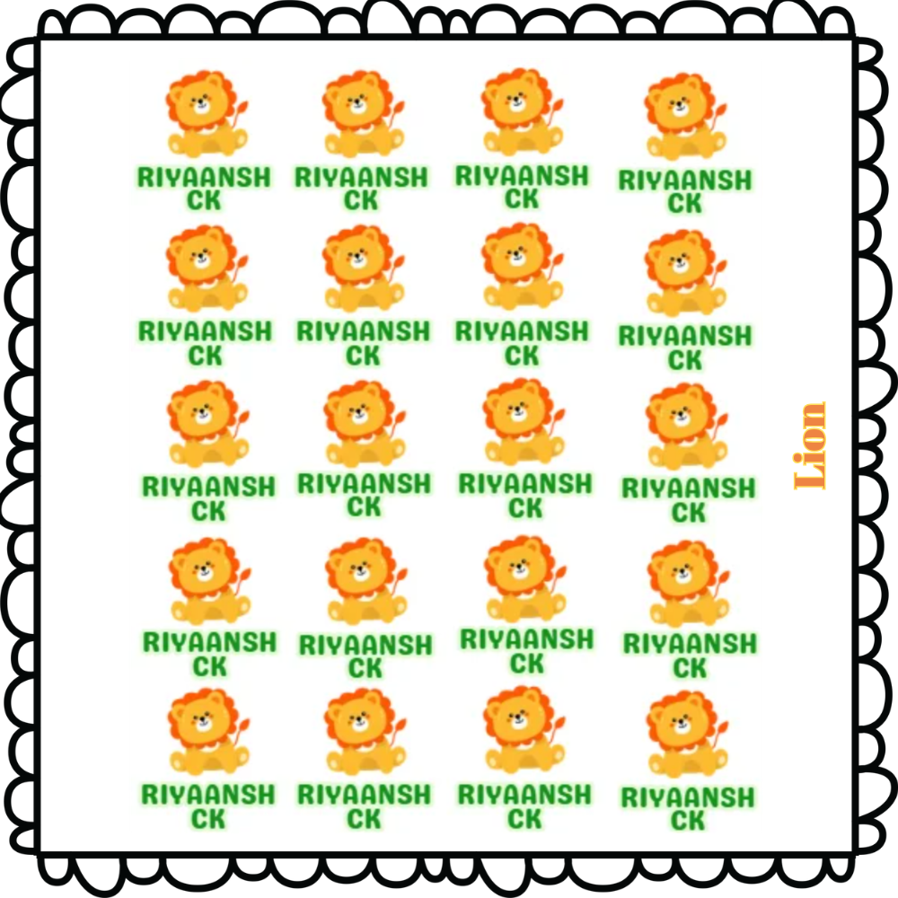 3D Transparent Labels