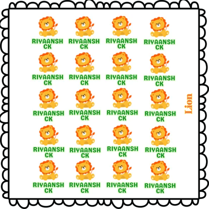 3D Transparent Labels