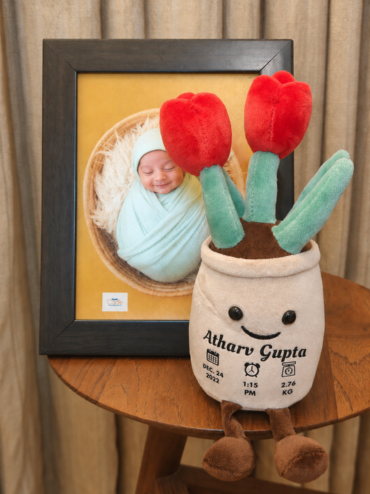Personalized Flower Pot Plush