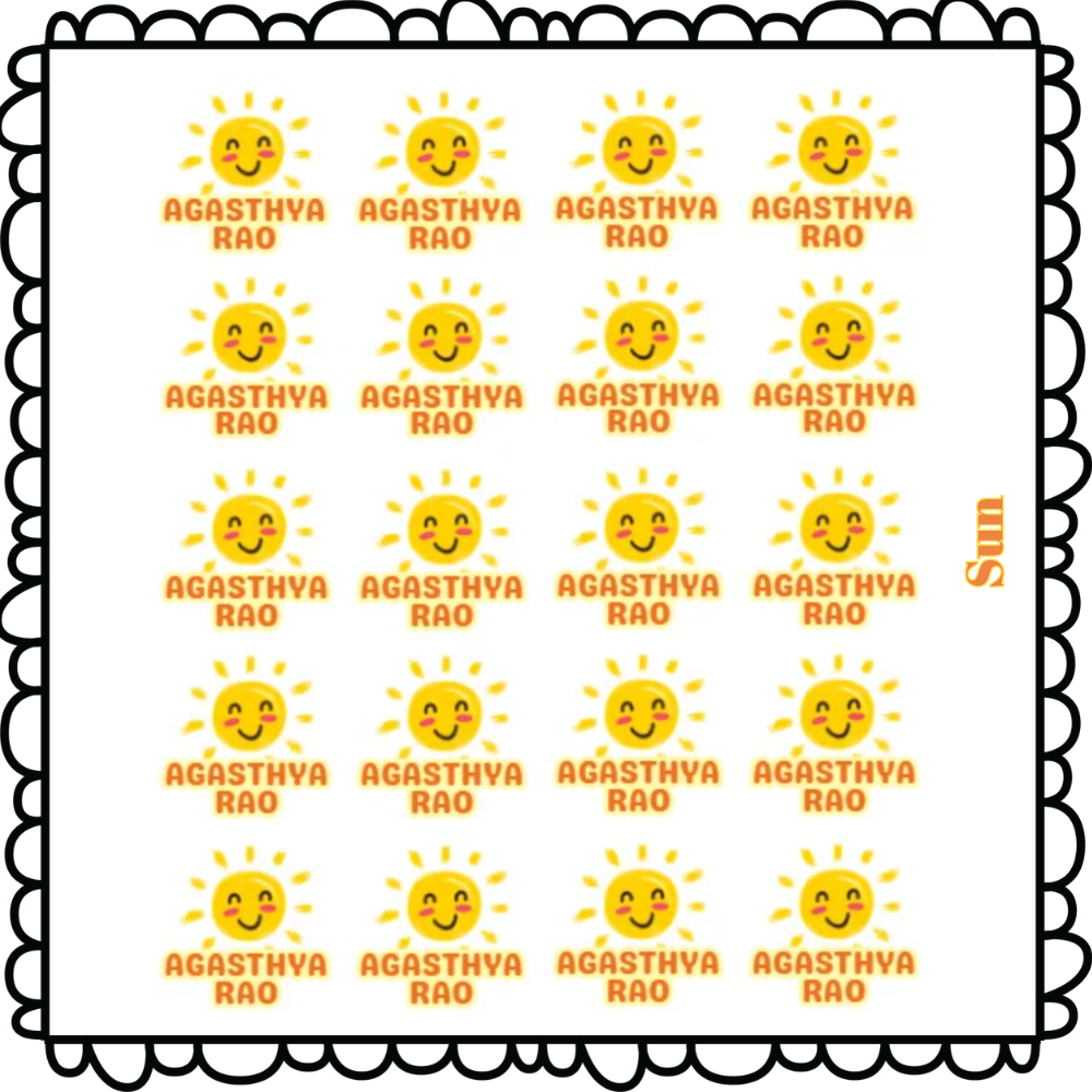 3D Transparent Labels