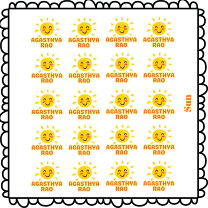 3D Transparent Labels