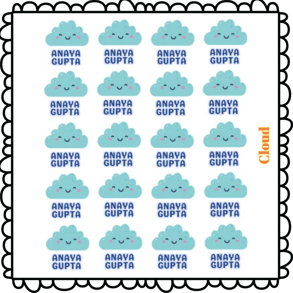 3D Transparent Labels