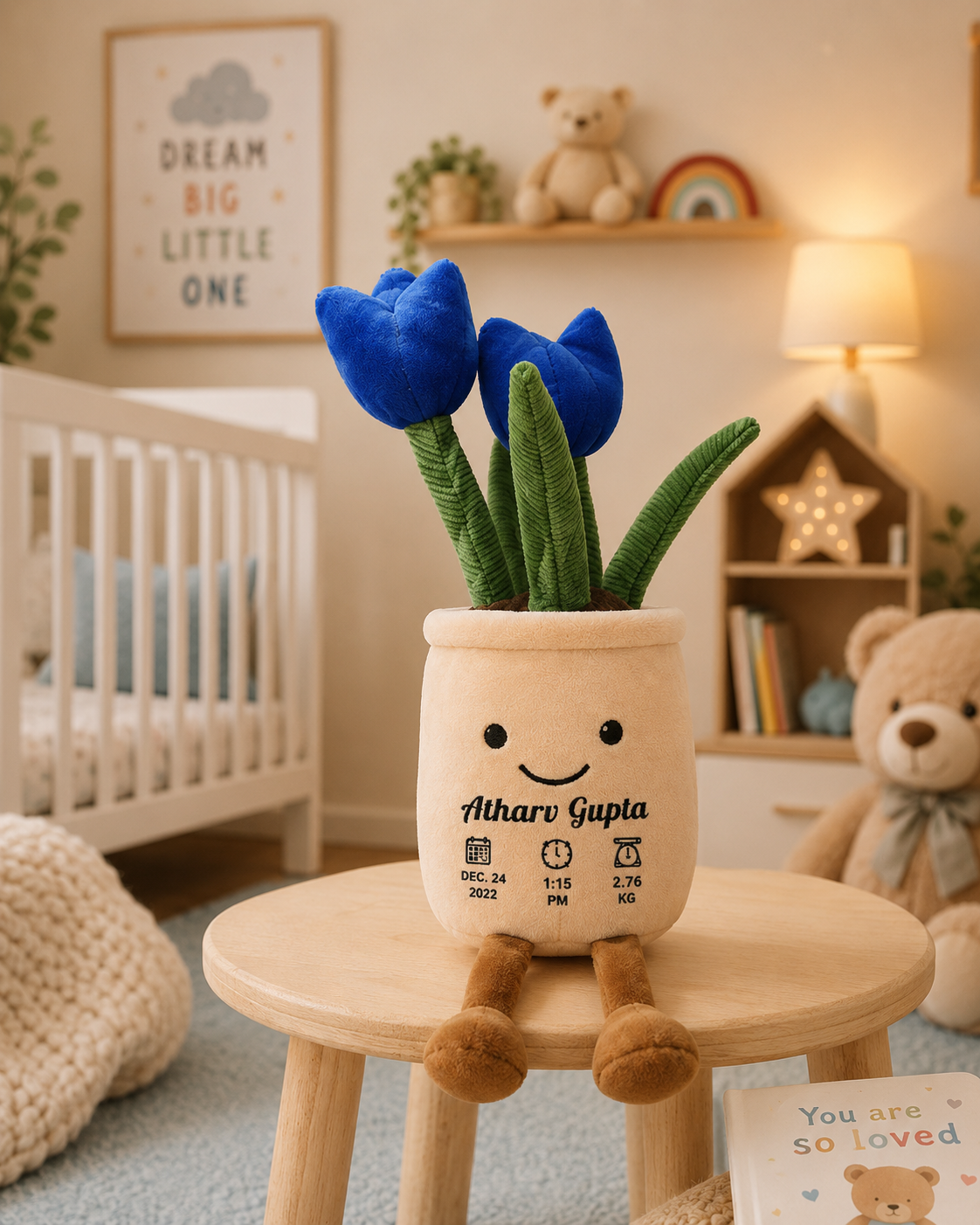 Personalized Flower Pot Plush
