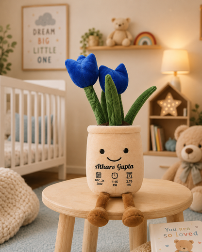Personalized Flower Pot Plush