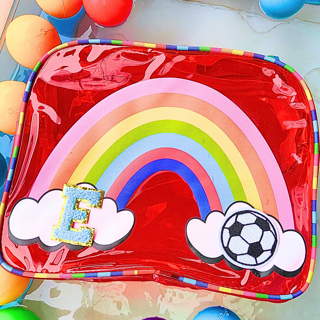 Personalized Rainbow Jelly Bag