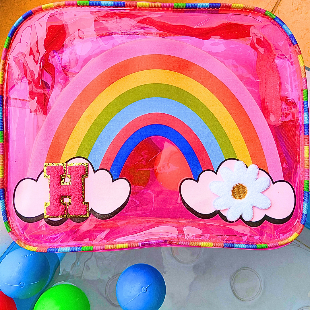 Personalized Rainbow Jelly Bag