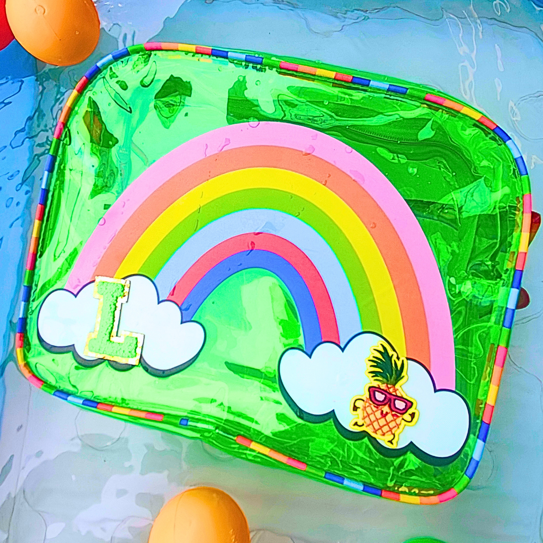 Personalized Rainbow Jelly Bag