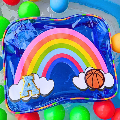 Personalized Rainbow Jelly Bag