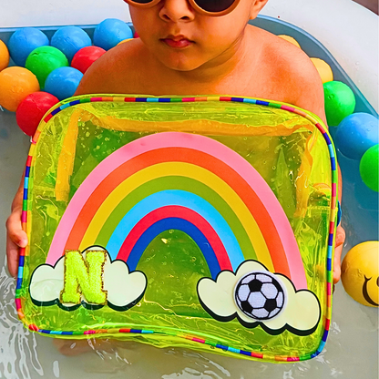 Personalized Rainbow Jelly Bag